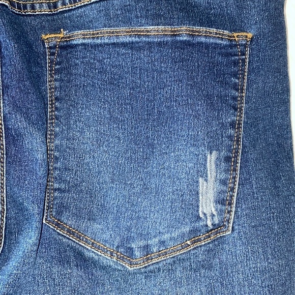 Jack David Skinny Premium Stretch High-Rise Distressed Jean - Picture 12 of 14